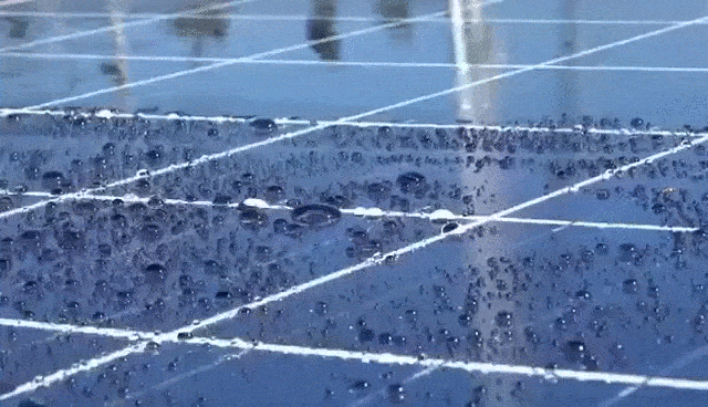 Гидрофобная обработка солнечных панелей