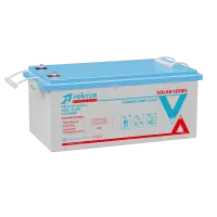 Аккумулятор Vektor морозостойкий свинцовый  VPbC 12-200, Номинальное напряжение В -12, Емкость Ач С10-200, габарит 522x268x219мм, масса 72 кг