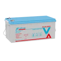 Аккумулятор Vektor морозостойкий свинцовый  VPbC 12-150, Номинальное напряжение В -12, Емкость Ач С10-150, габарит 522x240x219мм, масса 61 кг