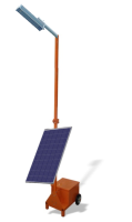 Мобильный солнечный светильник ML89 (LED 20Вт(1*20) /26А*ч /PV100Вт)