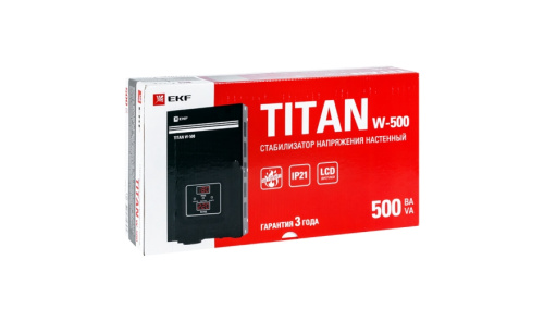 Стабилизатор напряжения настенный TITAN W-500 EKF PROxima