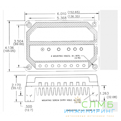 Morningstar ProStar 30А монитор земля