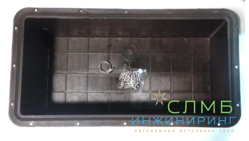 Грунт бокс 120Ач пластик герметичный аккумуляторный