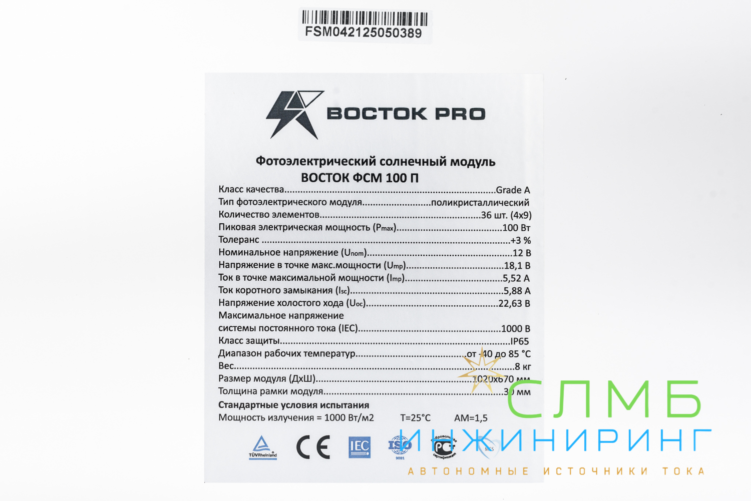 Восток ФСМ 100П