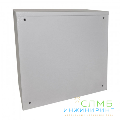 Bayliss® АКБ-Пост-04-2 (SideBOX 42 eco ip 54) 300×220×400 мм c дверцей, монтажной лентой для установки на опору