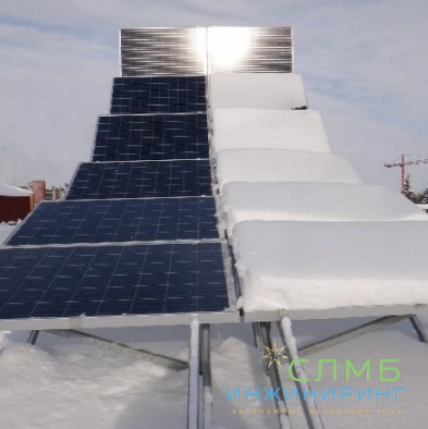 Исследование в Эдмонтоне показывает, что снег лишь незначительно влияет на производительность солнечных батарей