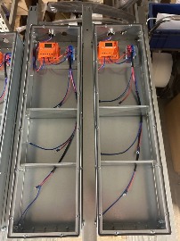 Ветрогенератор вертикальный 400W 12V 400H 5 лопастей