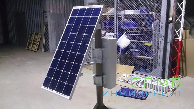 Фото наших шкафов и солнечного крепежа, использованного для питания телеком объектов