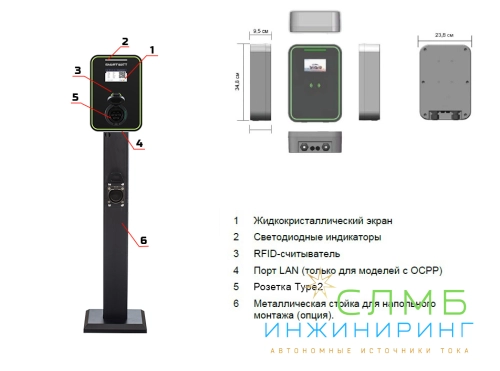 EVC AC 22K 3P CO Type2