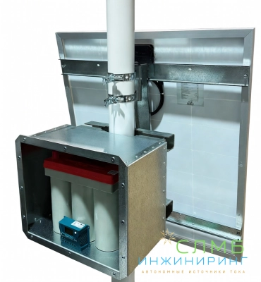 Солнечная электростанция SS 160/100-12 AGM  Uвых-12В DC,  солн. батарея-160W , АКБ -100Aч*1шт