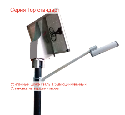 Комплект RL-905 , Знак5.19 светодиодный  двусторонний 900х900-2шт., солнечная станция ST 300/200-12 AGM pwm