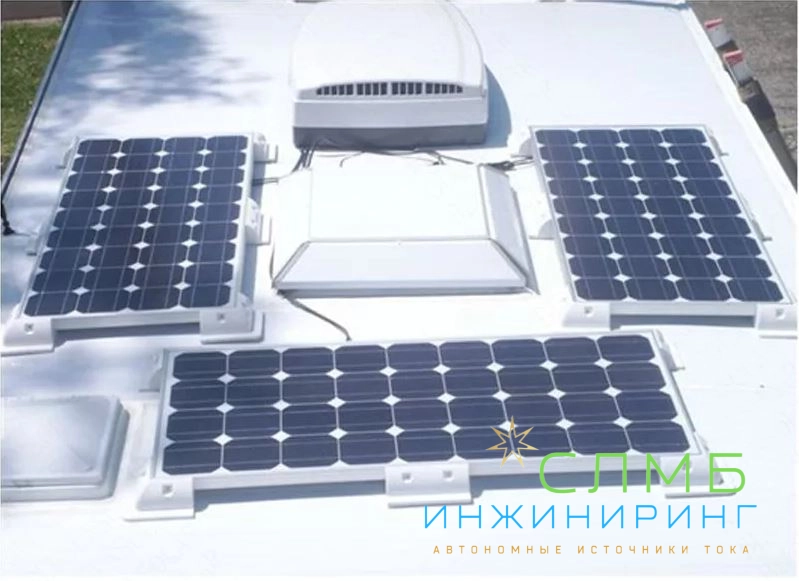 Крепления солнечных батарей на крышу автомобиля, автодома, катера