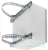 Bayliss® АКБ-Пост-04-2 (SideBOX 42 eco ip 54) 300×220×400 мм c дверцей, монтажной лентой для установки на опору