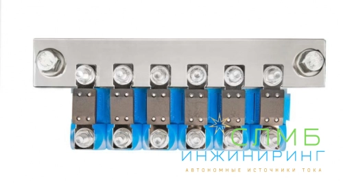 Busbar to connect 6 CIP100200100 CIP100400070