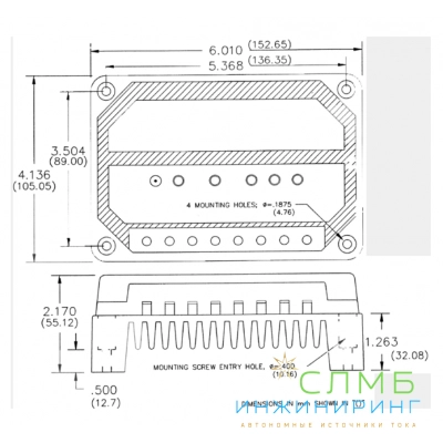 Morningstar ProStar 15А монитор 48В